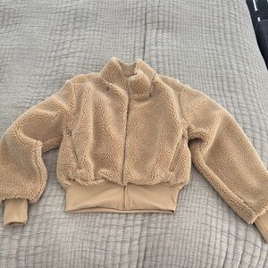 Cozy Tan Sherpa Jacket - ALO